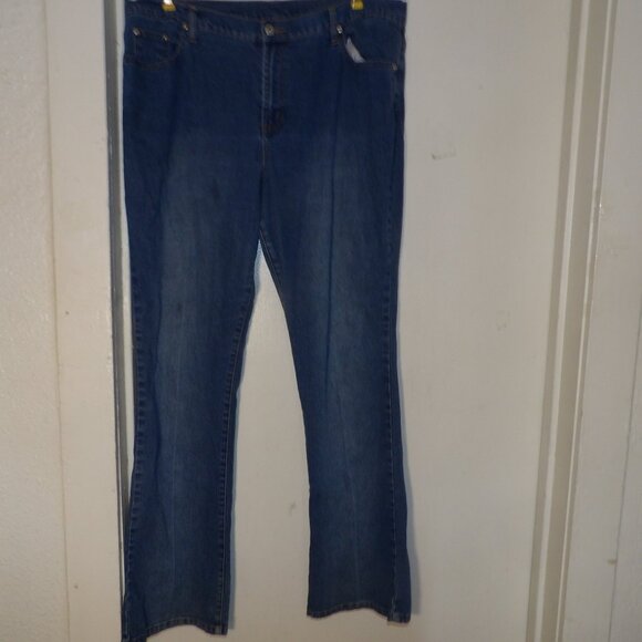 DG2 Diane Gilman High Rise Jeans Sz 16 T - Picture 1 of 6
